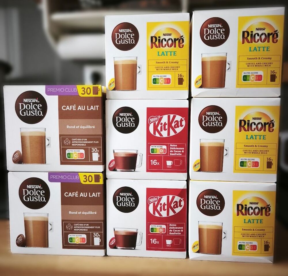 Lot de capsules Dolce Gusto Neuves Electroménager