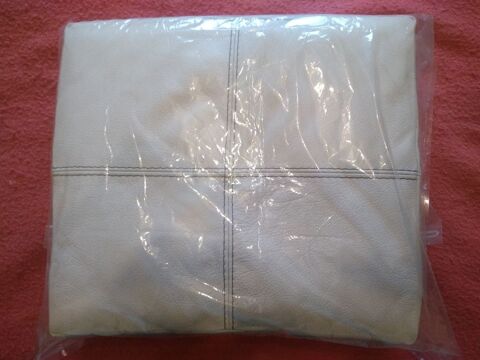 COUSSINS EN CUIR VERITABLE COULEUR IVOIRE 290 Saramon (32)