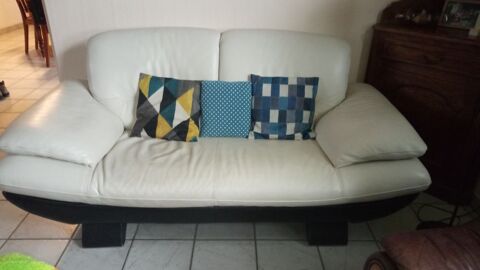  Canap cuir beige 80 Kientzville (67)