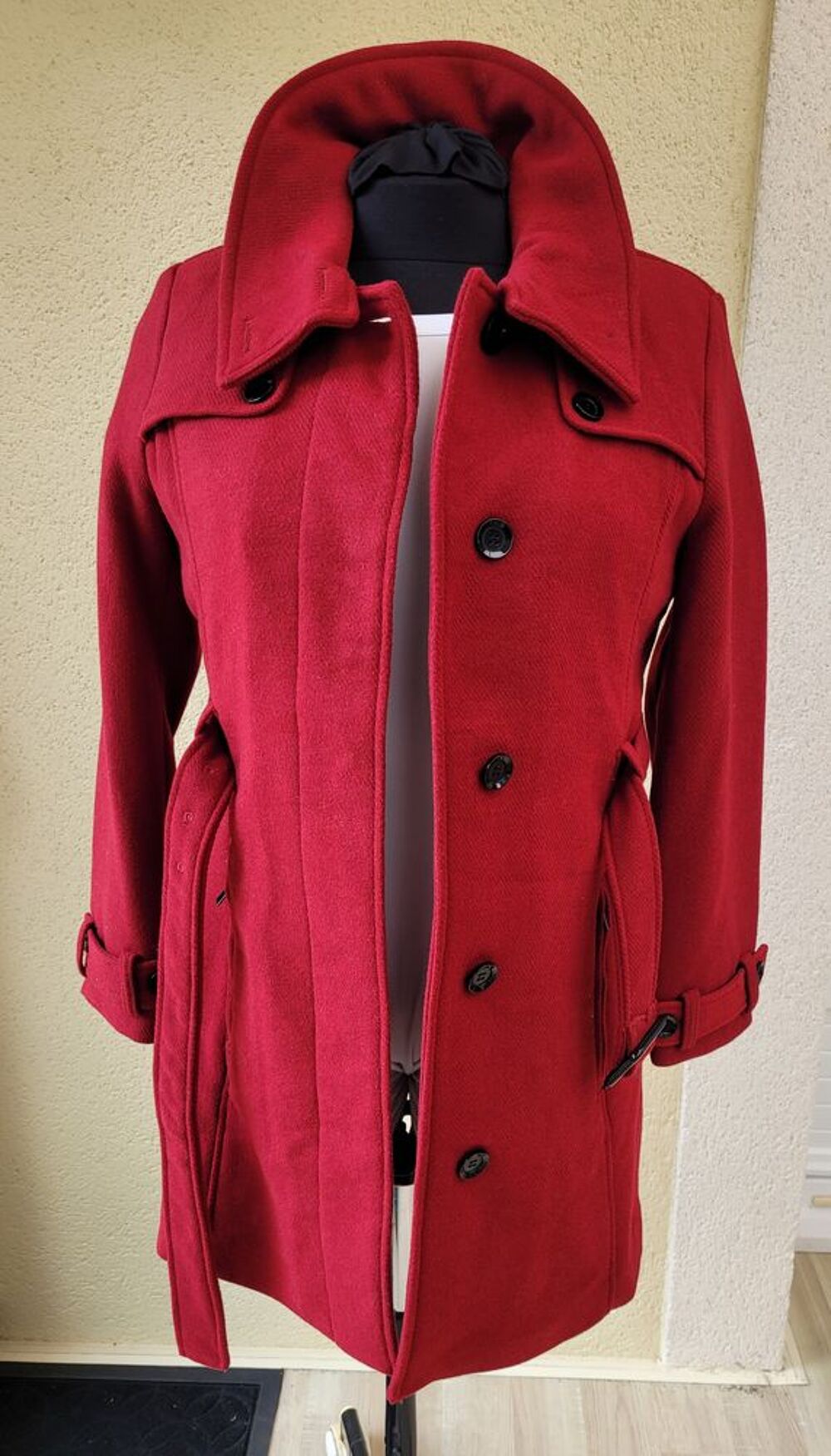 Manteau rouge Vêtements