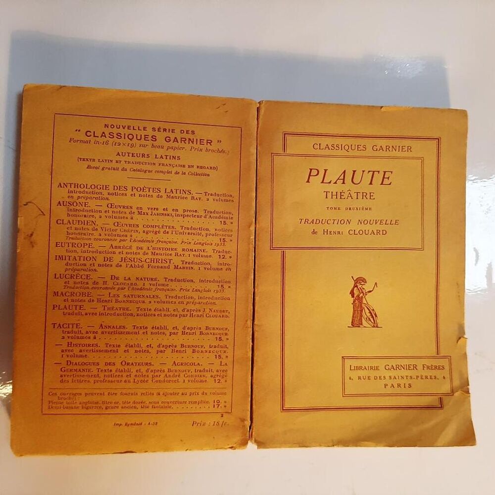 Livres anciens des collections 