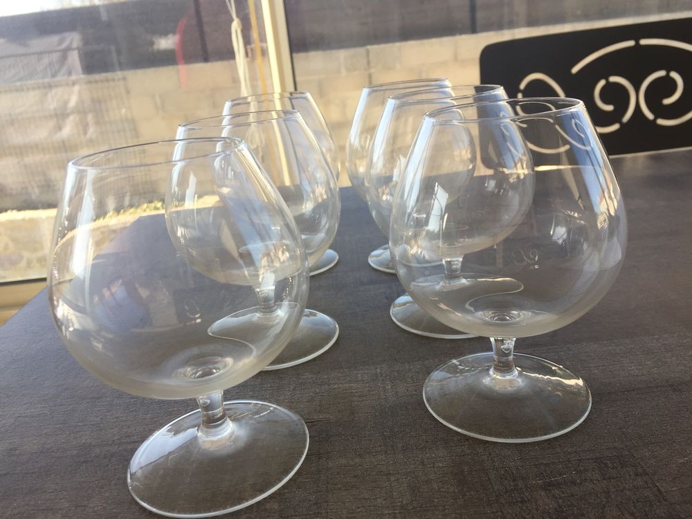 Six verres &agrave; cognac Cuisine