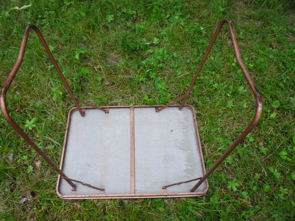 Table camping vintage/1 chaise /1 fauteuil Meubles