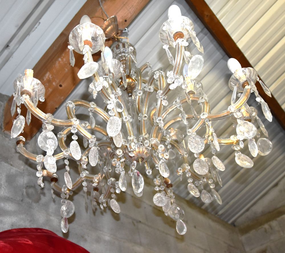 Tr&egrave;s beau Lustre de style 15 Lampes ? 10 Branches - Décoration