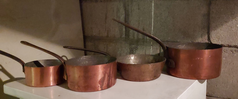 casseroles en cuivre Décoration