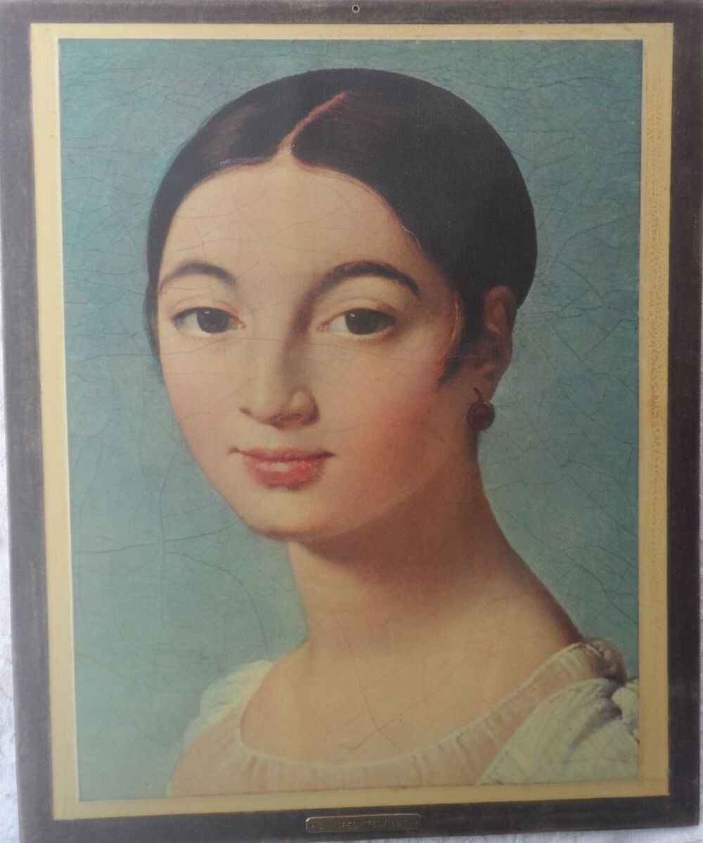 Reproduction sur panneau d'un tableau de D. INGRES Décoration