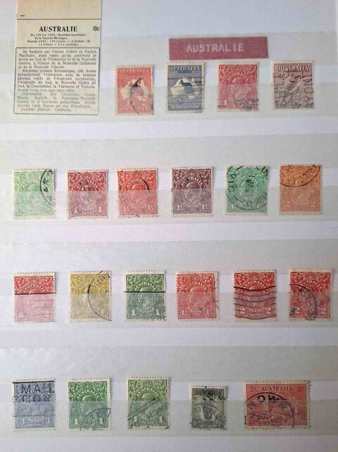 S�rie de timbres de collection d'Australie 80 Gap (05)