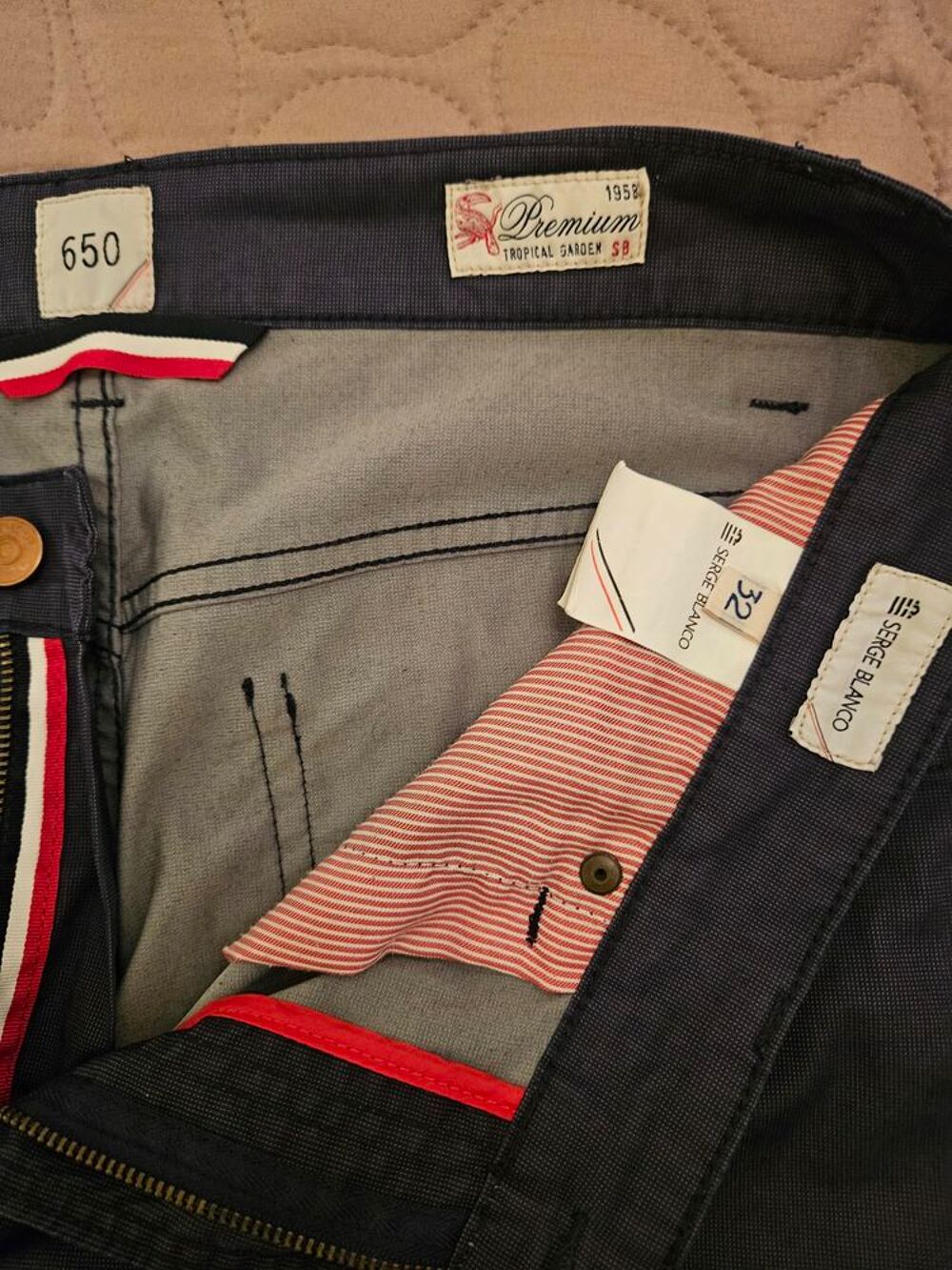 Chinos Serge Blanco Vêtements