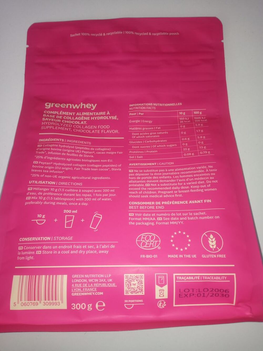 4 Sachets Puériculture