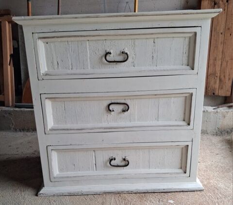COMMODE BLANCHE 3 TIROIRS PROFONDS Bassevelle (77)