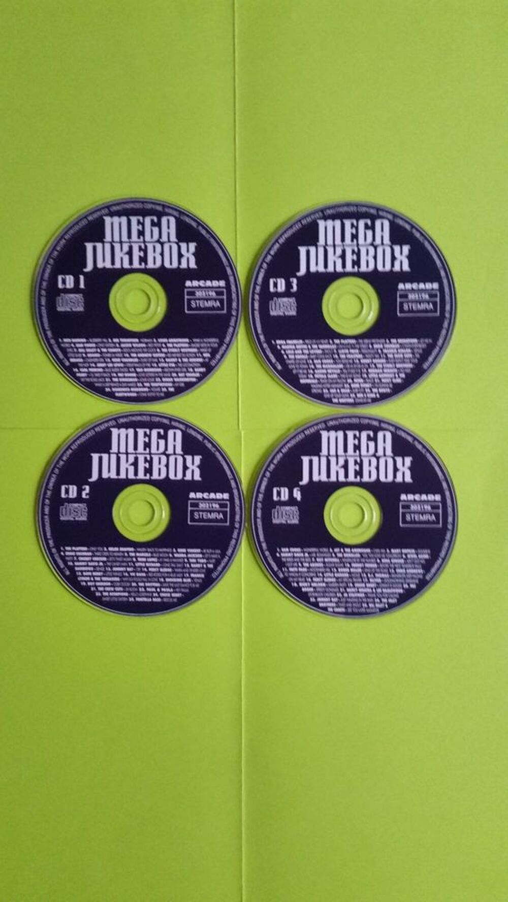 MEGA JUKE BOX CD CD et vinyles