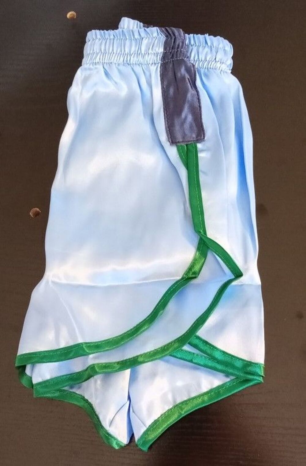 Short Vintage Satin Nylon Bleu ciel navy vert M42 Vêtements