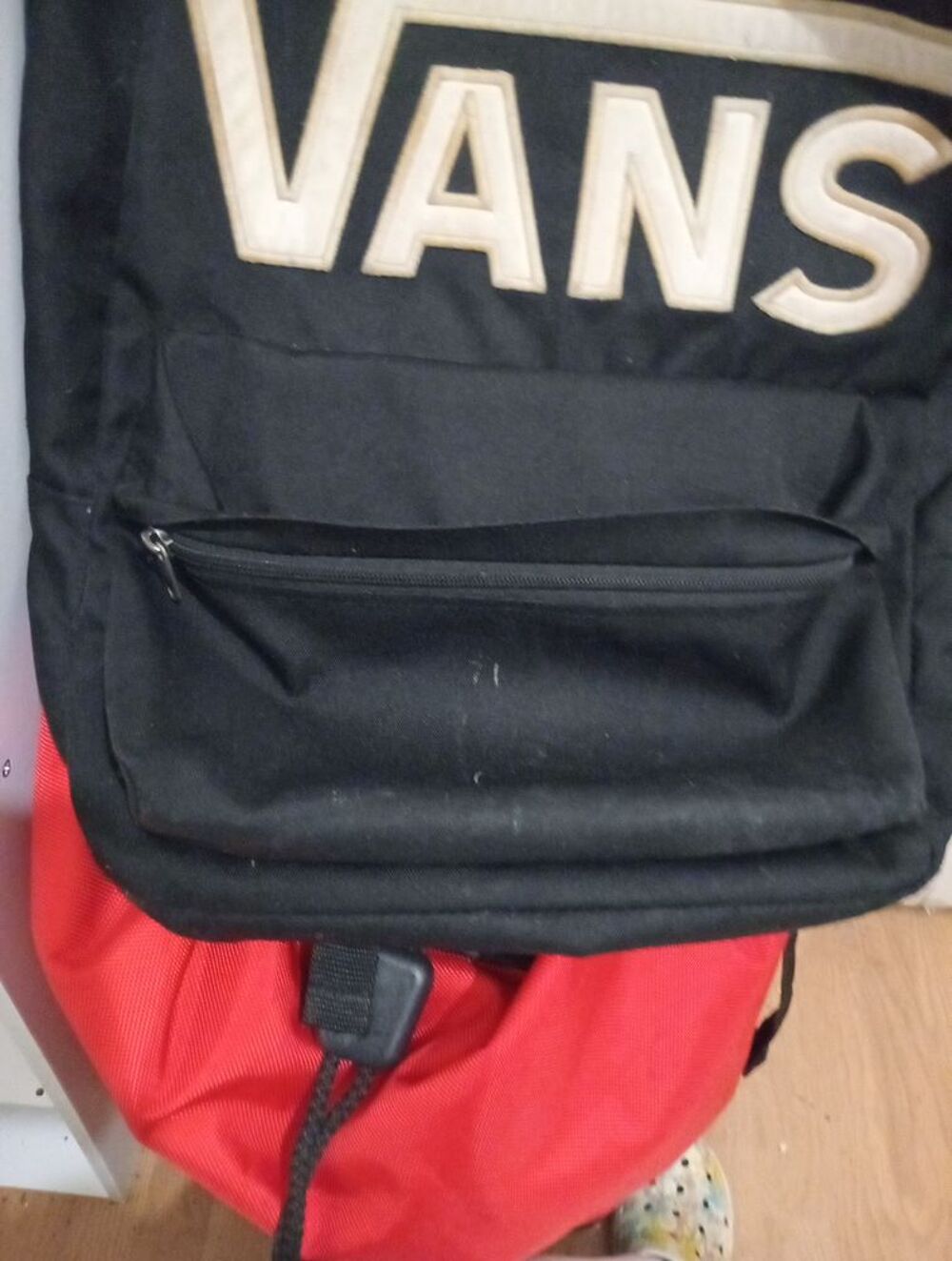 Sac &Agrave; Dos VANS Noir Maroquinerie