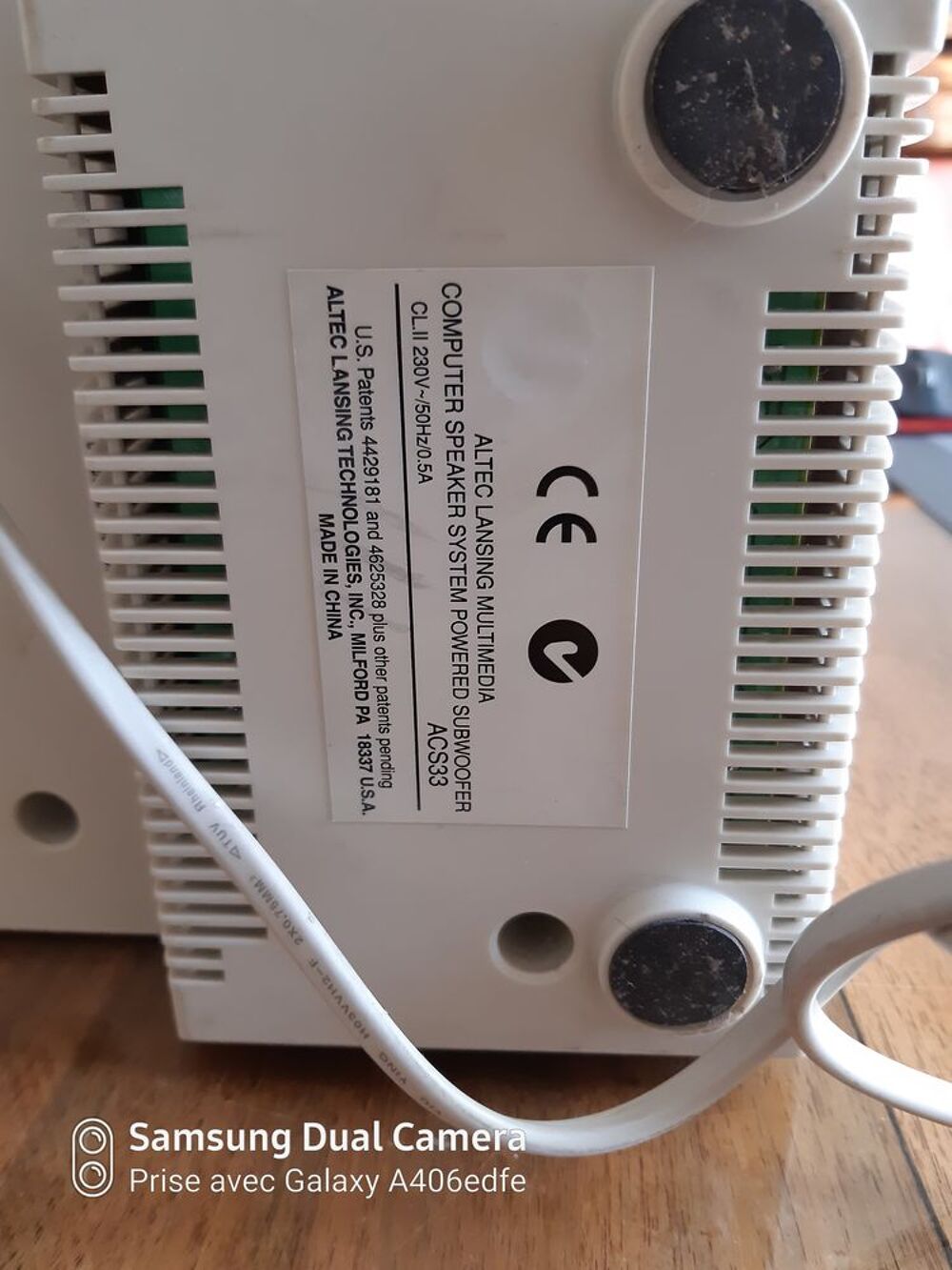 Enceintes et caisson de basses Altec ACS33 Audio et hifi