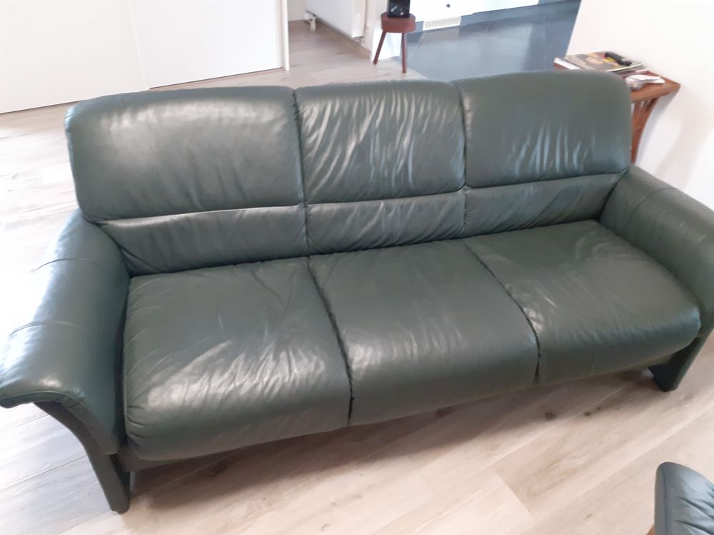 canap&eacute; cuir stressless 3 places Meubles