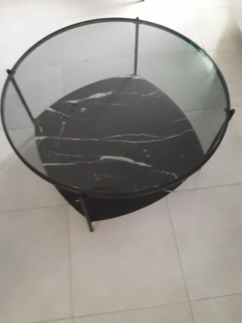 Table de salon en verre Décoration