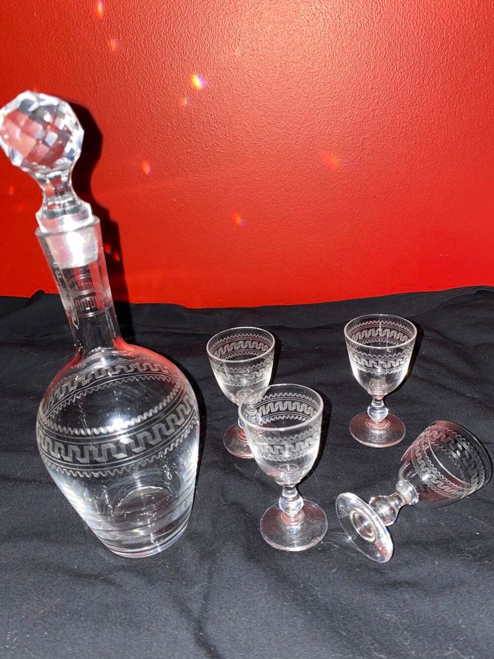 VERRES BACCARAT Décoration
