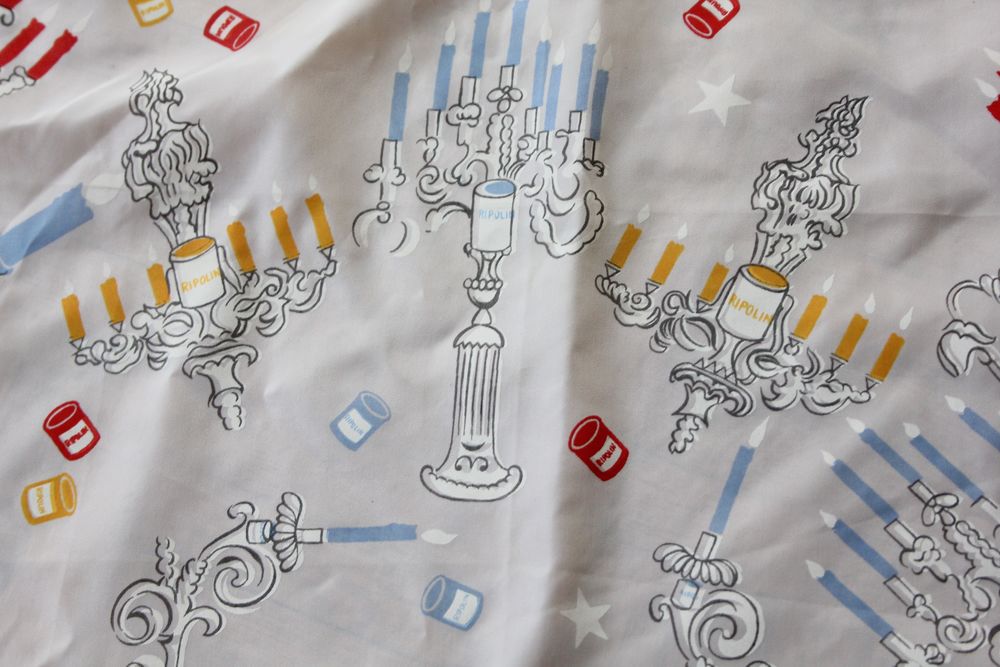 Foulard vintage 1960 anti-pluie RIPOLIN 