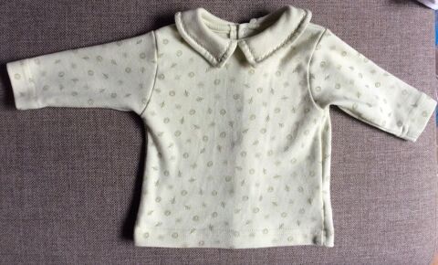 T-shirt manches longues vert clair 1 mois 1 Paris 17 (75)