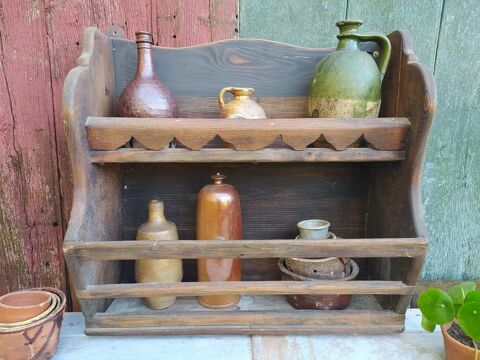 Ancienne �tag�re �gouttoir Mural Art Populaire Campagne 120 Loches (37)