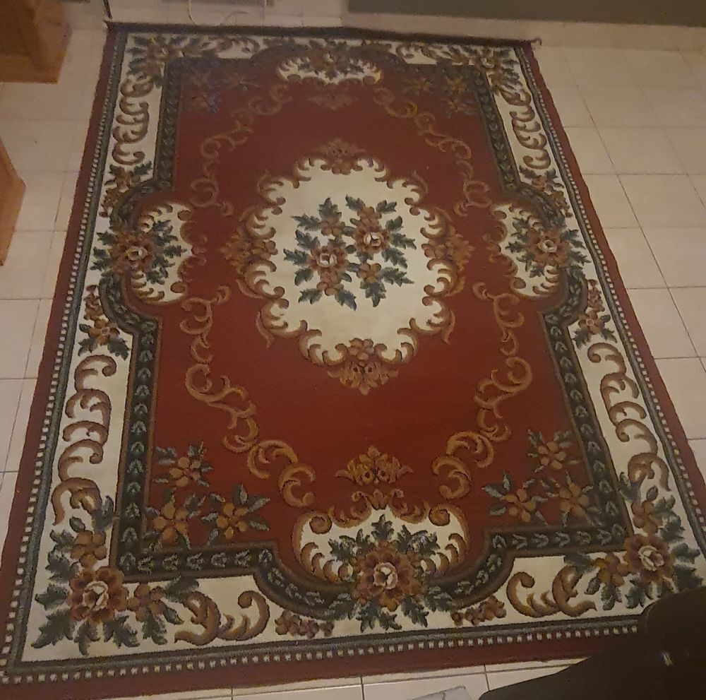 Grand tapis classique oriental style persan Décoration