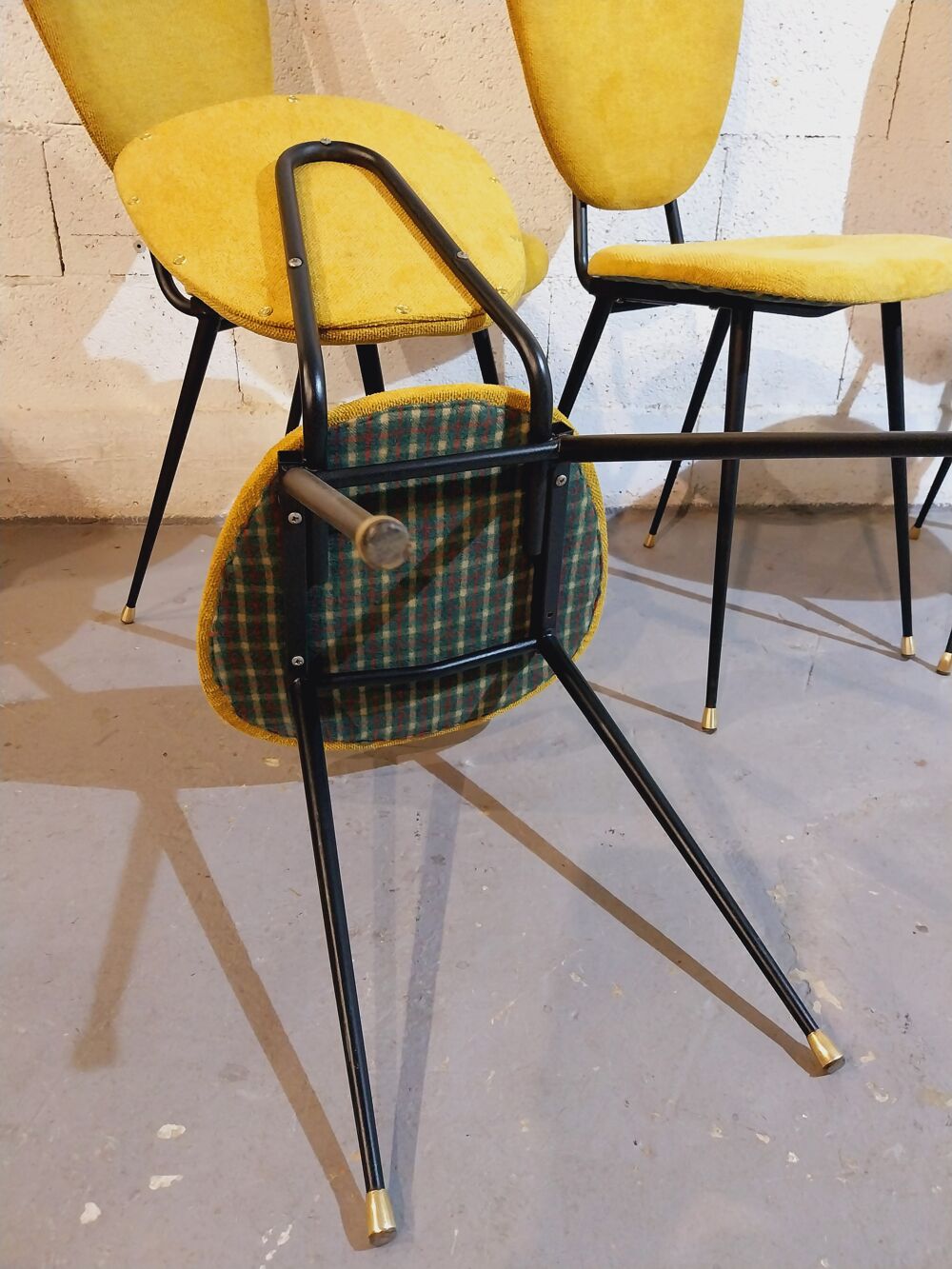 
Belle s&eacute;rie de six chaises 1950 Meubles