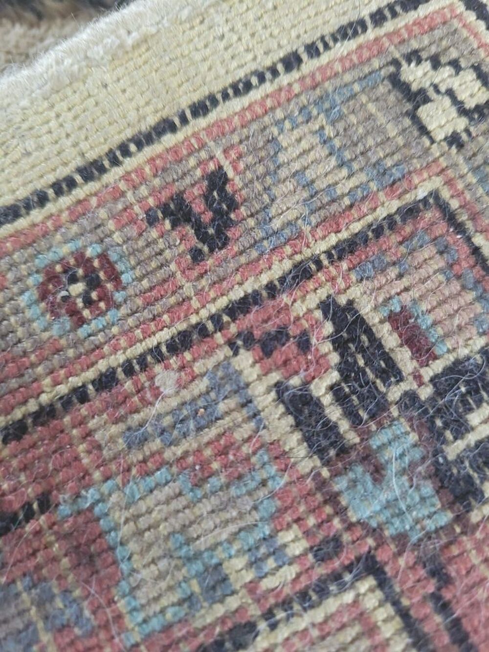 Tapis Penjab laine et soie 282X185cms Décoration