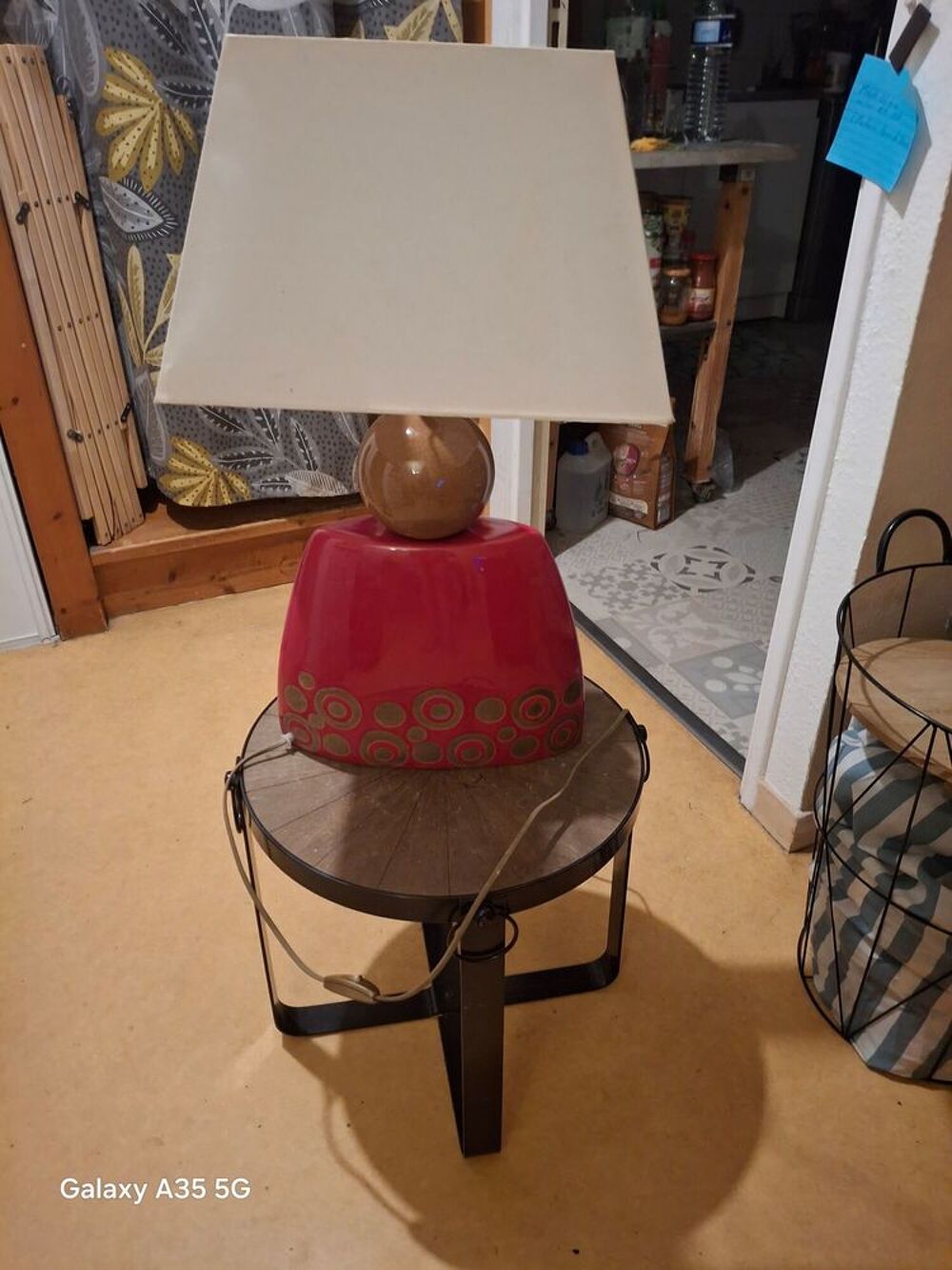 Lampe vintage de Marque Koralcoa ( avec &eacute;tiquette) Décoration