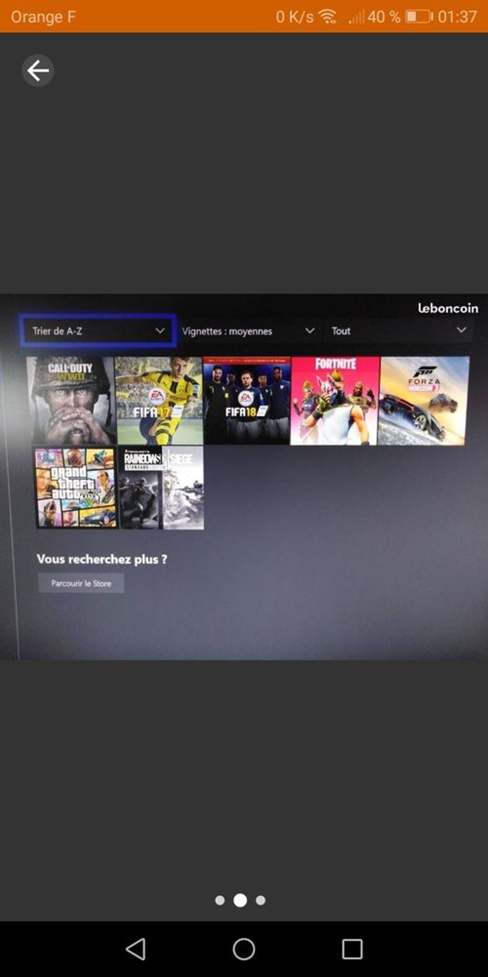 Xbox One S / Jeux / Manette Consoles et jeux vidos