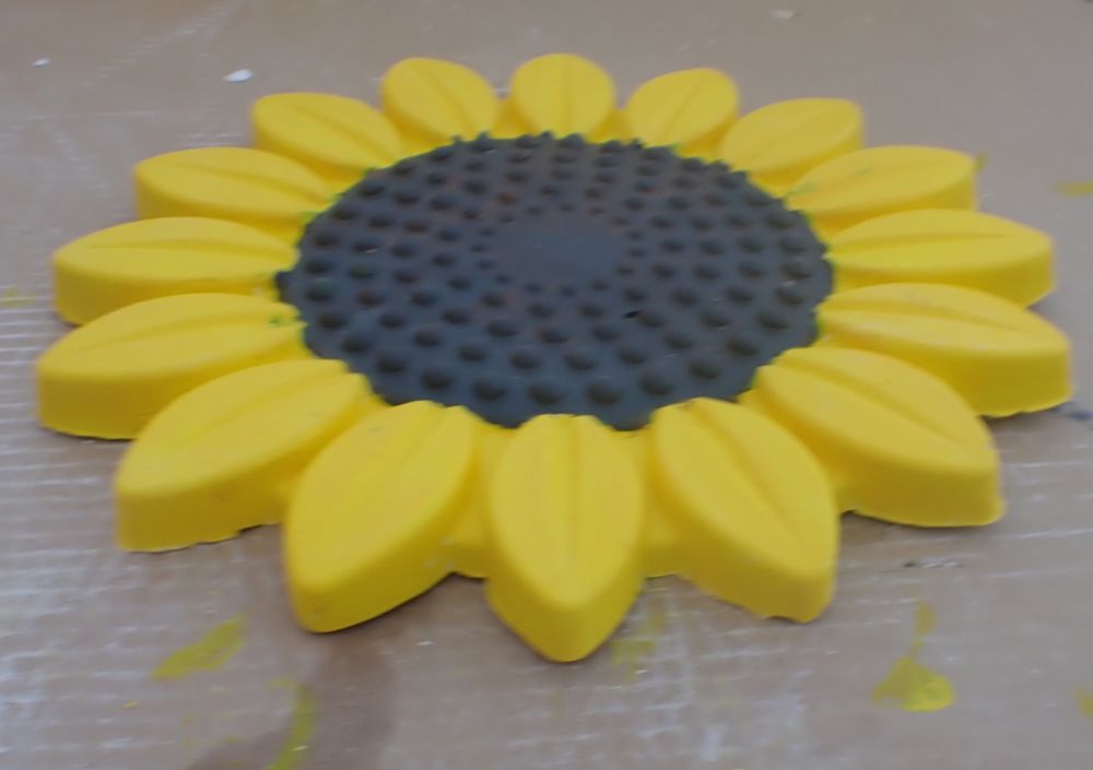 fleur de tournesol en moulage Jardin