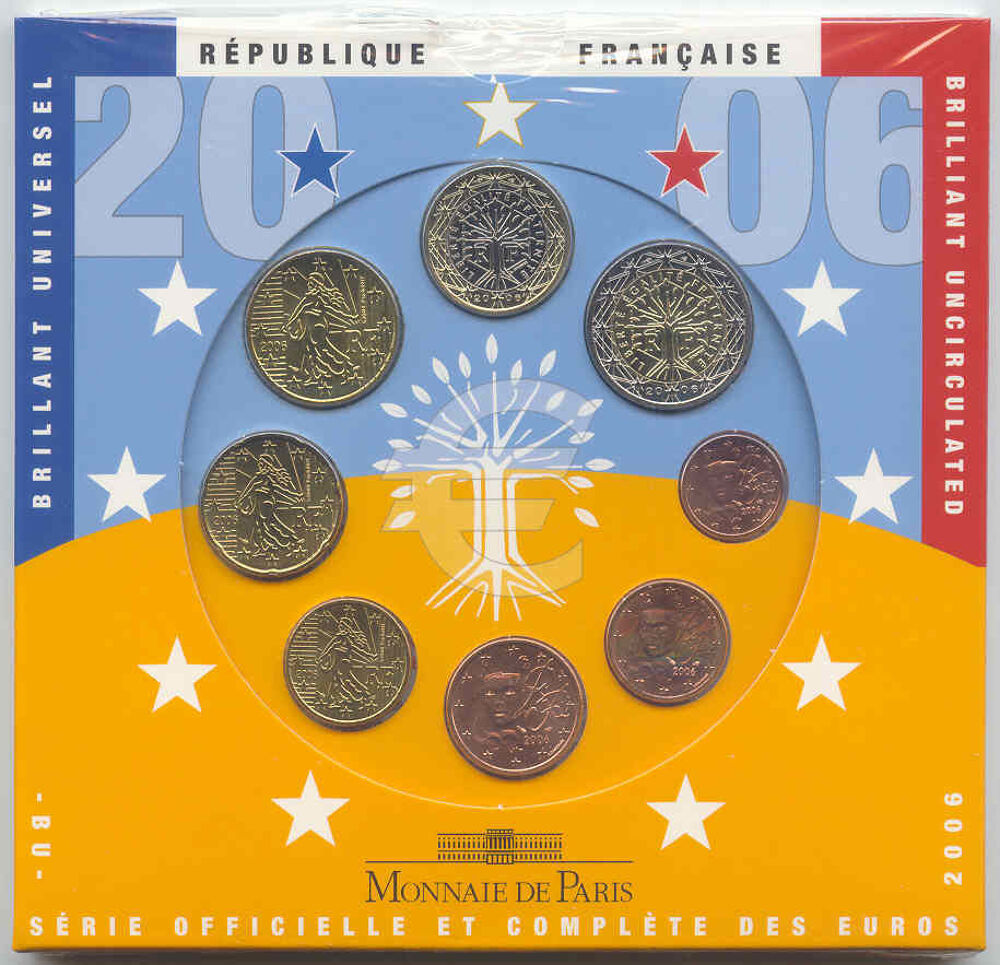 coffret euros, France 