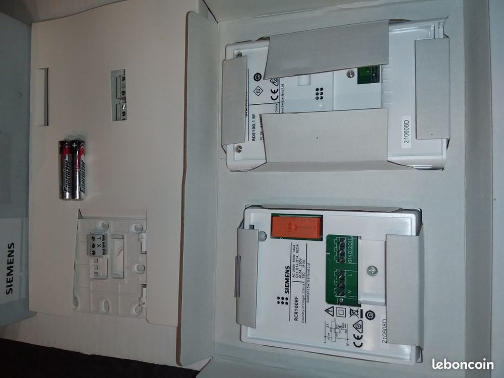 Thermostat d'ambiance programmable sans fil radio command&eacute; Bricolage