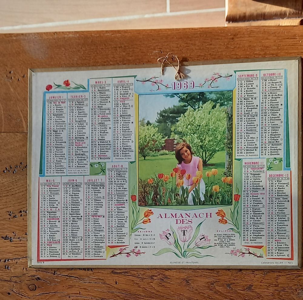 Almanach des PTT diff&eacute;rentes annees 