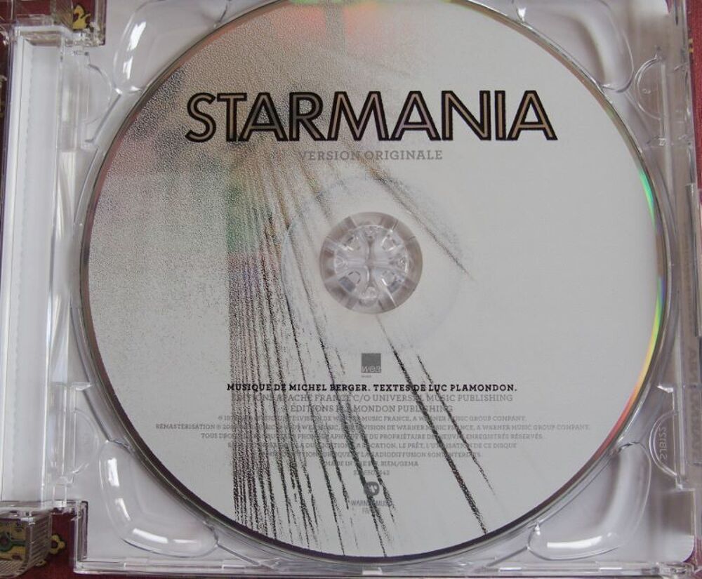 CD STARMANIA CD et vinyles
