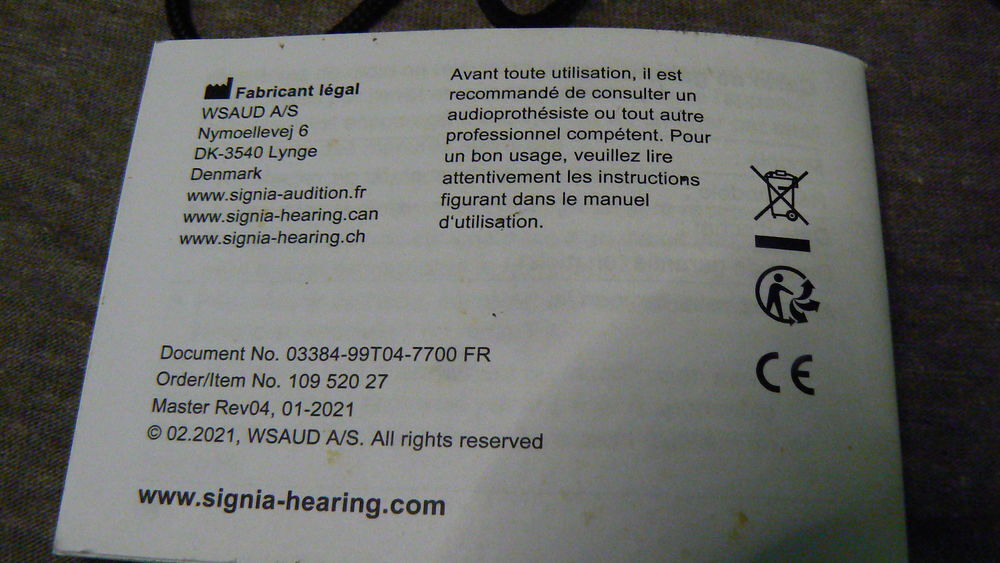 Signia StreamLine TV et Micro Audio et hifi