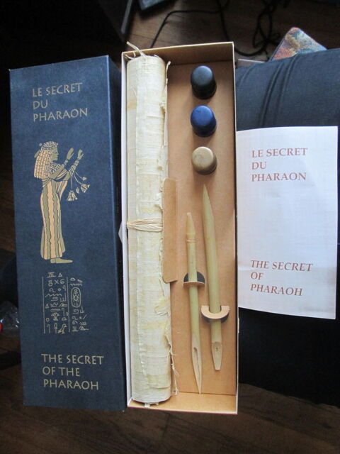 Kit �criture encre et papyrus  Le secret du pharaon  8 Herblay (95)