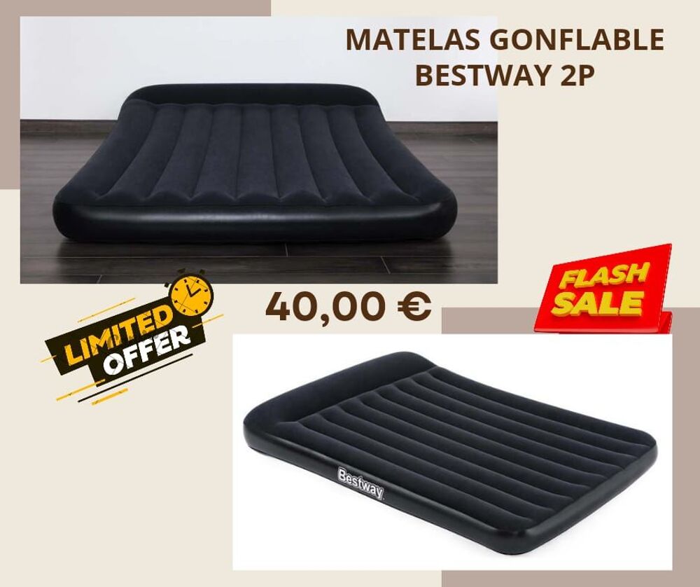 FLASH - Air mattress &eacute;lectrique 2 pers. Meubles