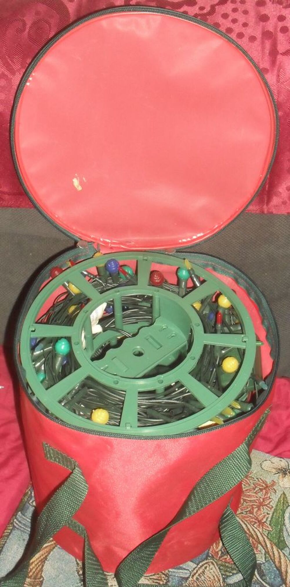 Housse pour guirlandes de No&euml;l et 5 guirlandes &eacute;lectriques D�coration