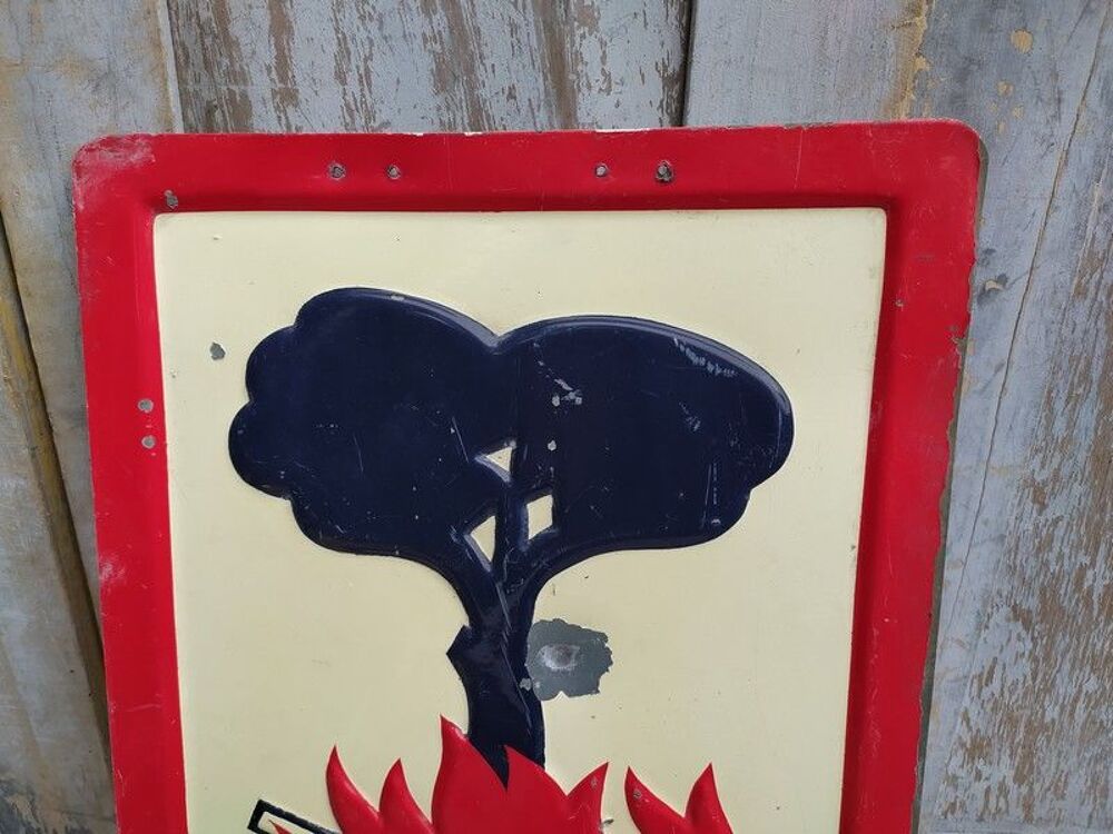 Plaque Incendie Espagne Peligro de Incendio Basal 
