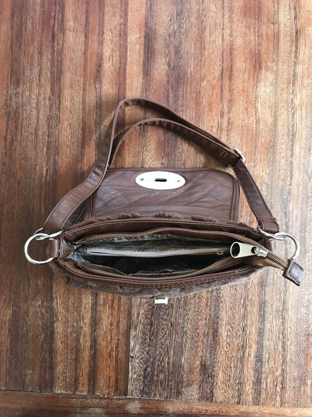 Sac &agrave; mains femme couleur marron Maroquinerie