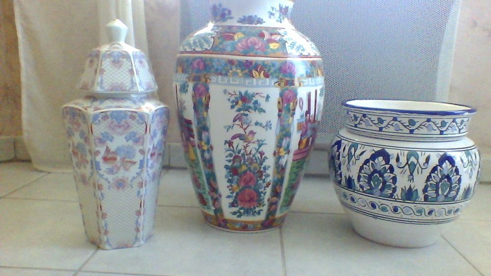 6 vases Décoration