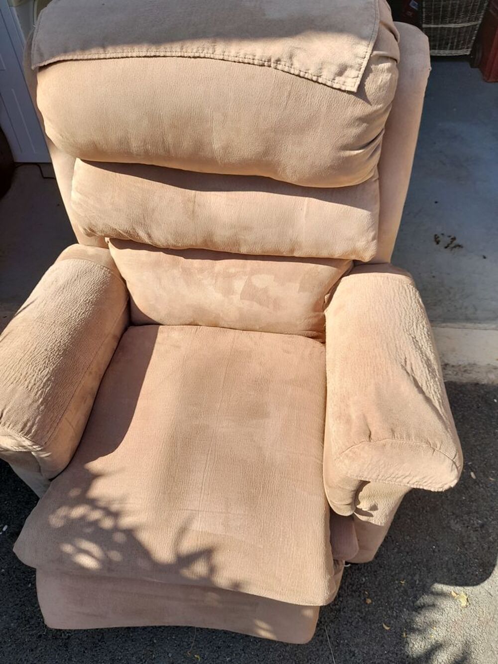 Fauteuil relaxant beige Meubles