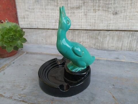 Cendrier Canard Faïence Début XXème Art déco 60 Loches (37)