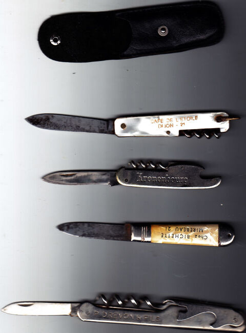 634 quatre petits canifs  couteaux  de poche collection bon 0 Lunel (34)
