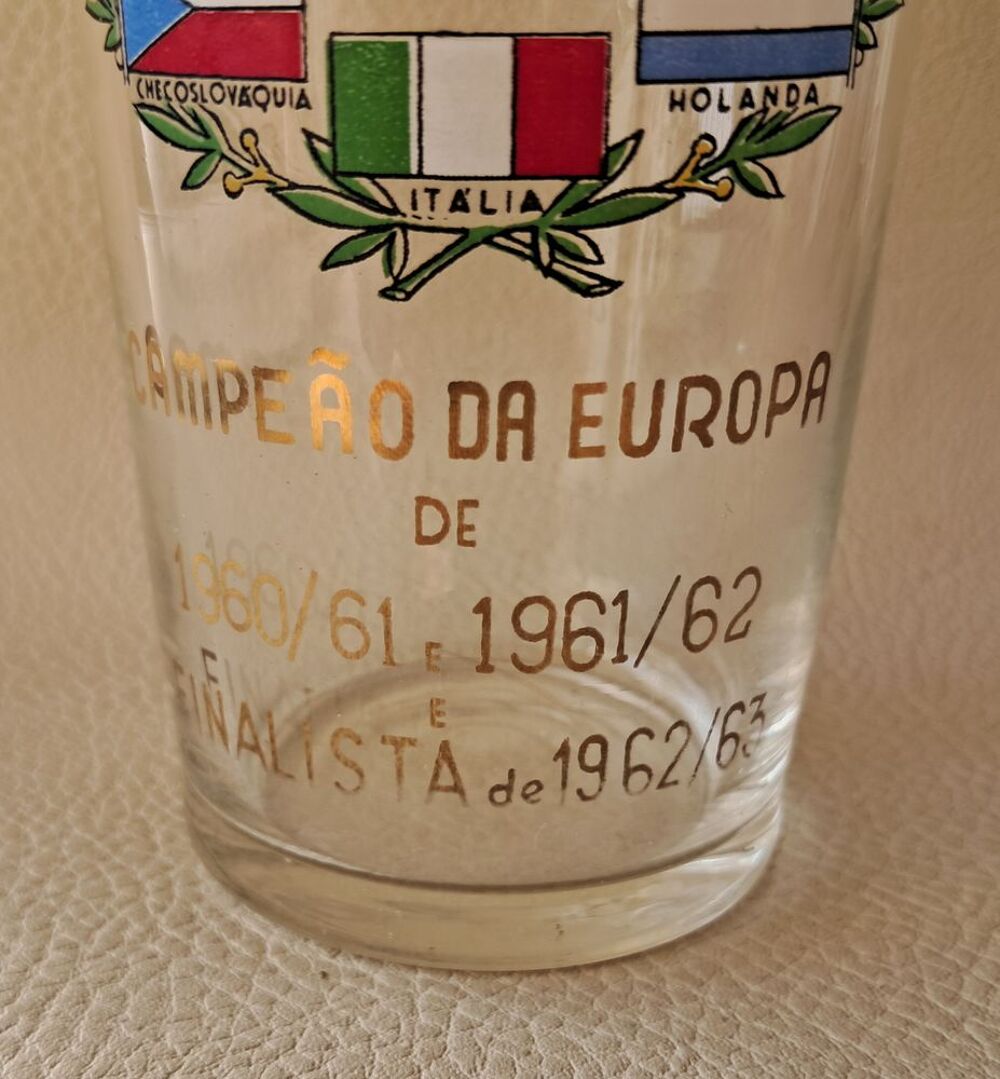 Verre vintage du SLB Benfica vintage, &acirc;g&eacute; de 64 ans 