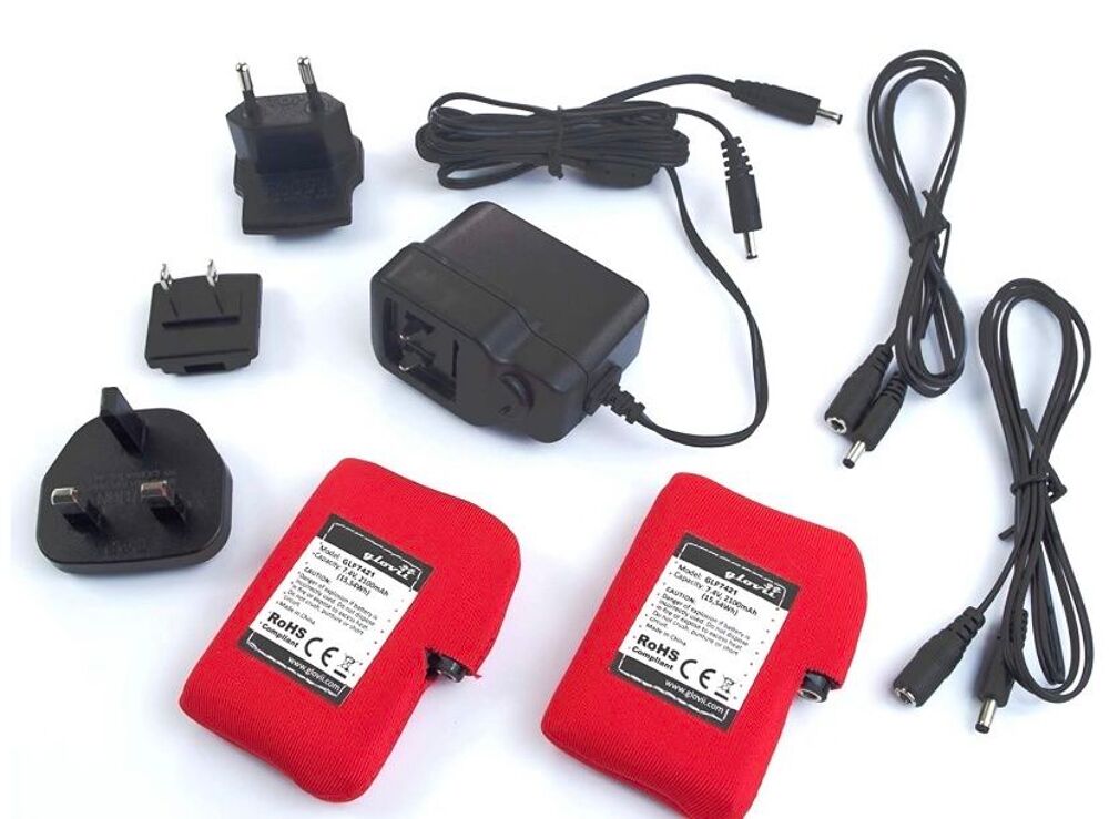 Gants chauffants tactiles avec deux batteries + chargeur neuf - jamais servi Vêtements