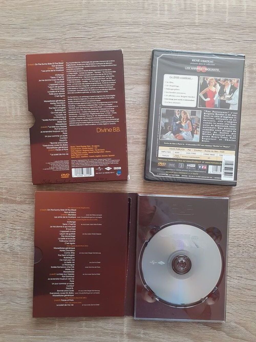 2 DVD &quot; BRIGITTE BARDOT &quot; . DVD et blu-ray