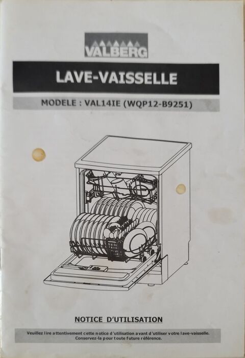 Lave-vaisselle VALBERG  175 Uckange (57)