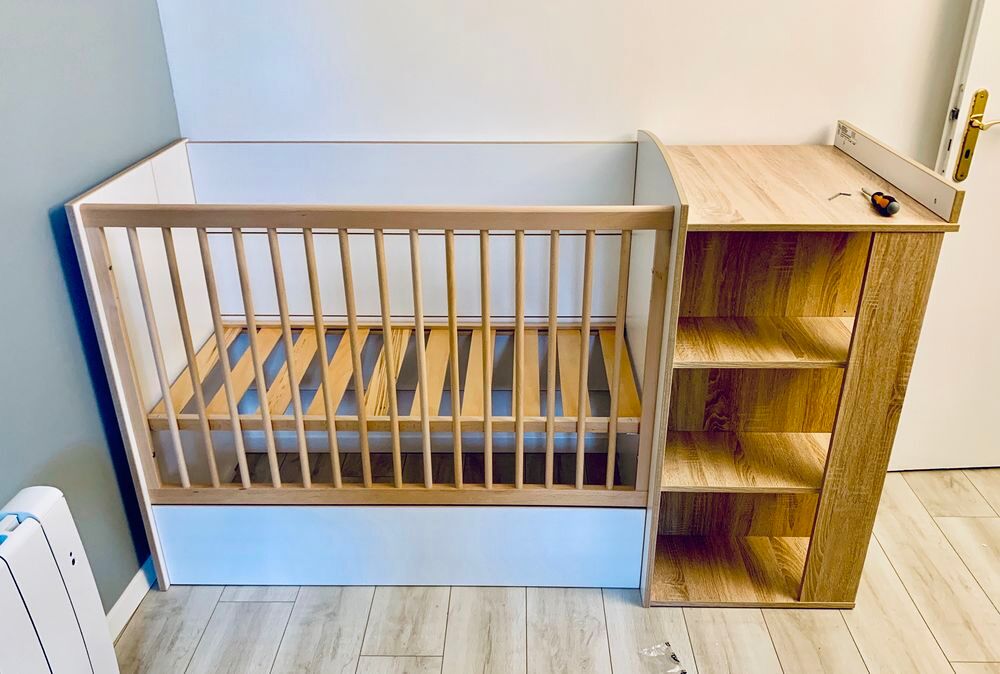 Lit b&eacute;b&eacute; combin&eacute; &eacute;volutif Mobilier enfants