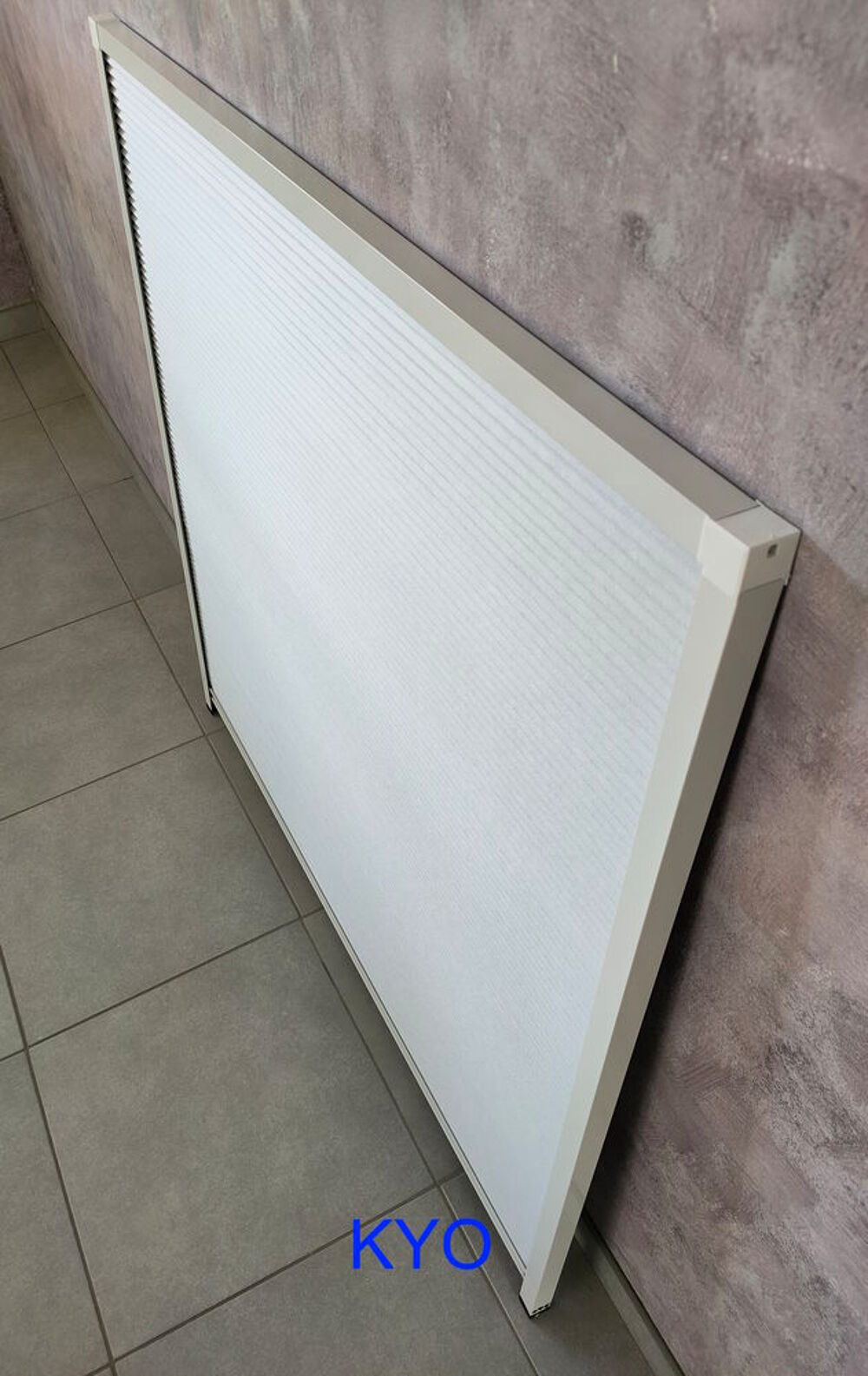 Porte accord&eacute;on coulissante pliante 110x110cm placard blanc Bricolage